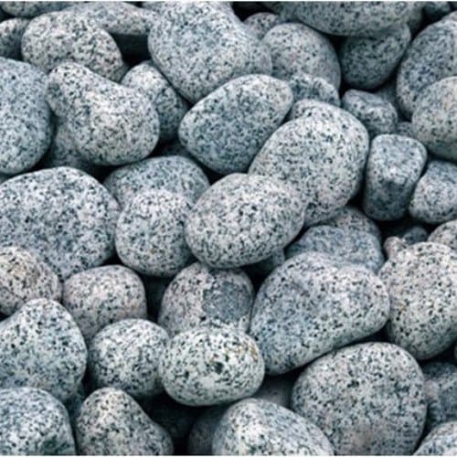 2 x 20kg Silver Grey River Pebbles 20mm - 40mm