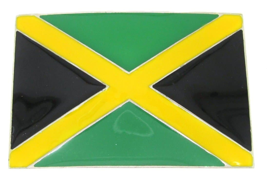 Jamaica Flag Belt Buckle