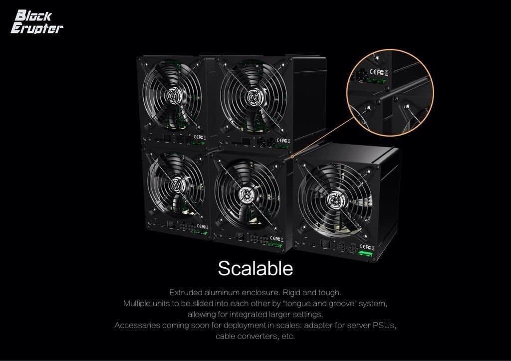 ASICMiner Block Eruptor Cube 30-38Gh/s