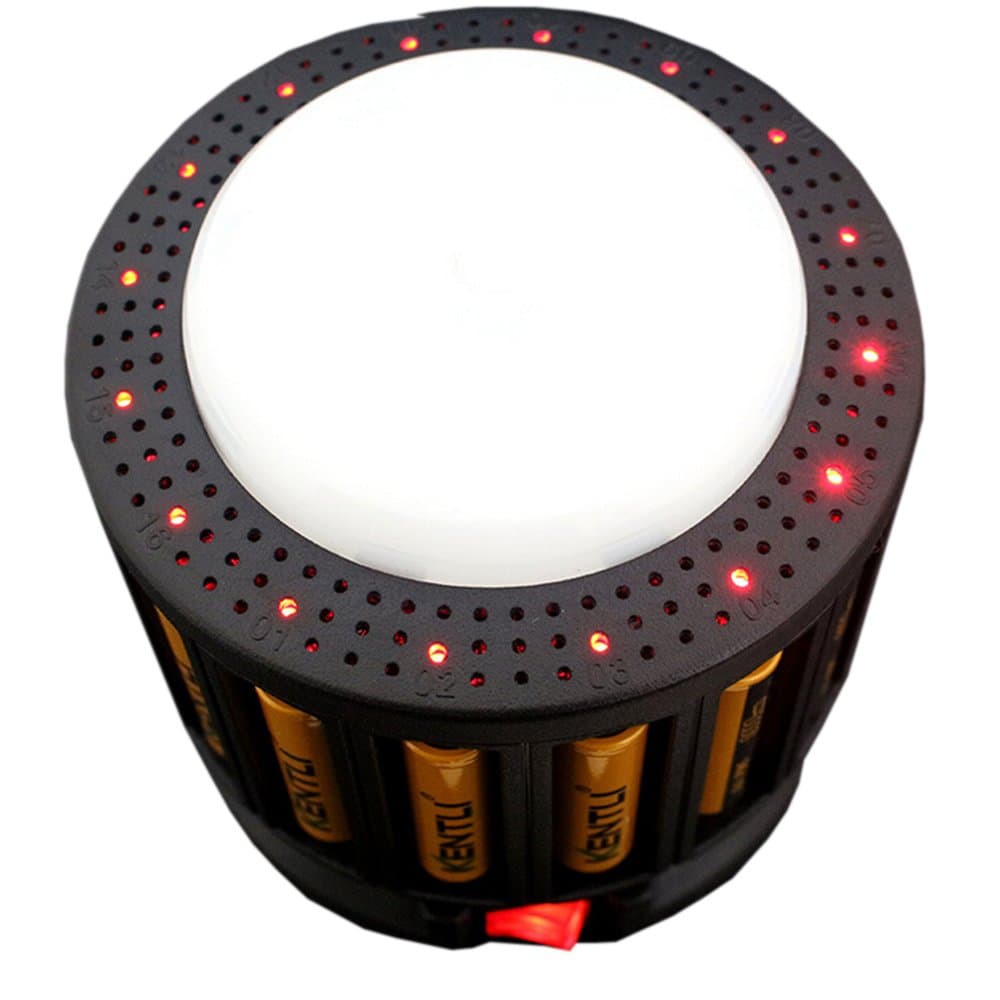 KENTLI 1.5V 16 Slots Universal Smart AA/AAA Lithium Battery Charger with LED lamp Light