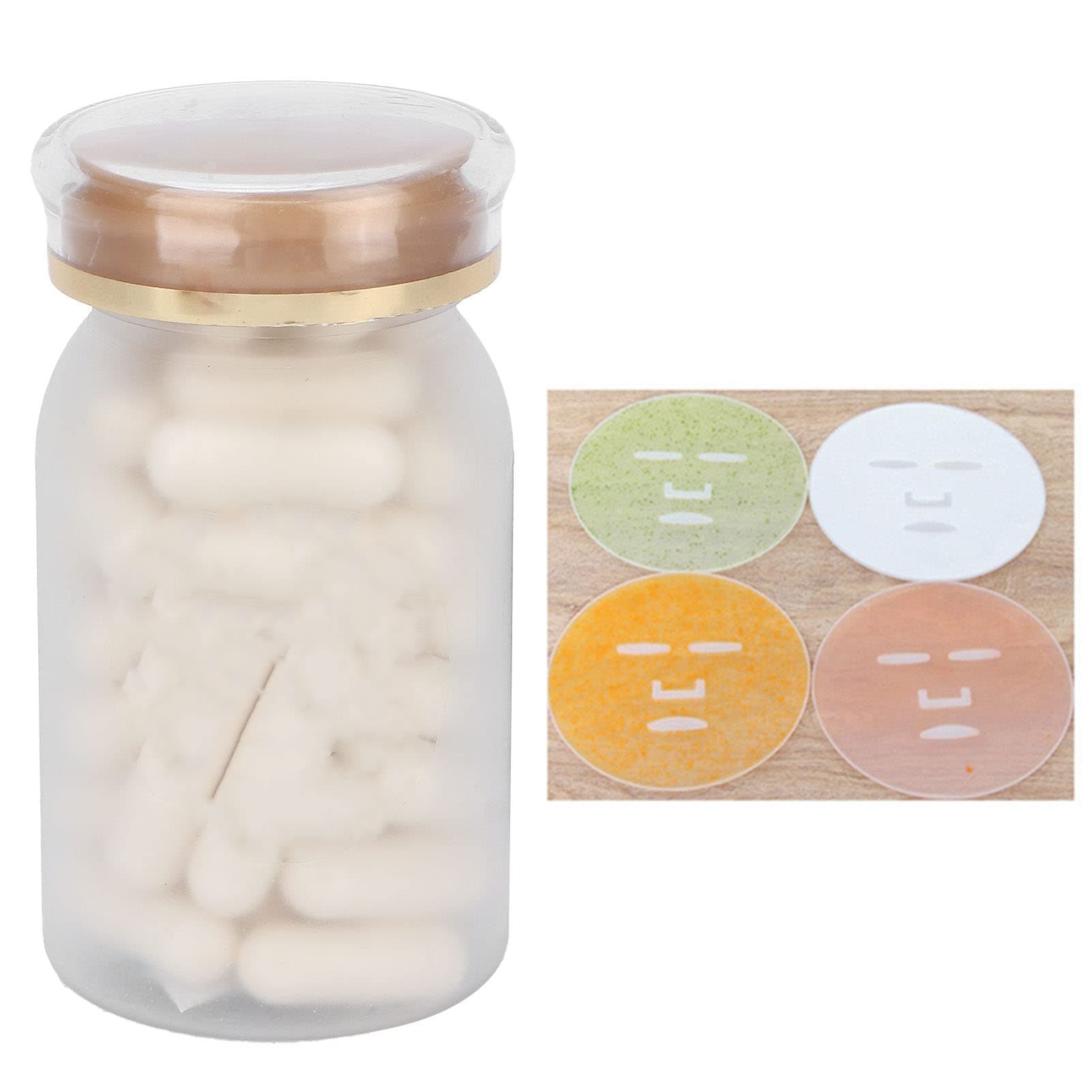 Collagen Capsule for Face Mask Machine,50 Pcs DIY Compressed Face Mask, Facial Pads for Moisturizing and Remove Anti-Wrinkle for Household and Beauty Salon Used for Automatic Beauty Masks Maker