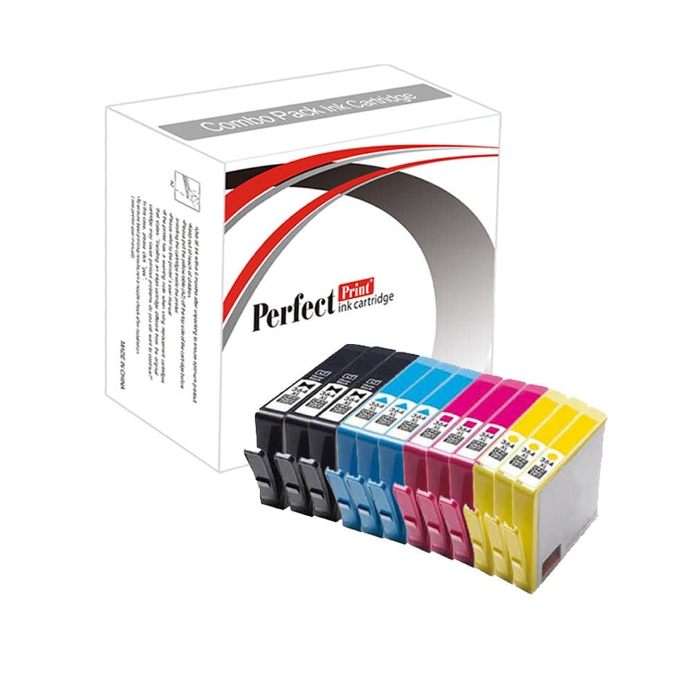 PerfectPrint Compatible Ink Cartridge Replacement for HP 6000 6500 6500A 7000 7500A E609a E609n E709n E709q 920 XL (Black/Cyan/Magenta/Yellow, 12-pack)