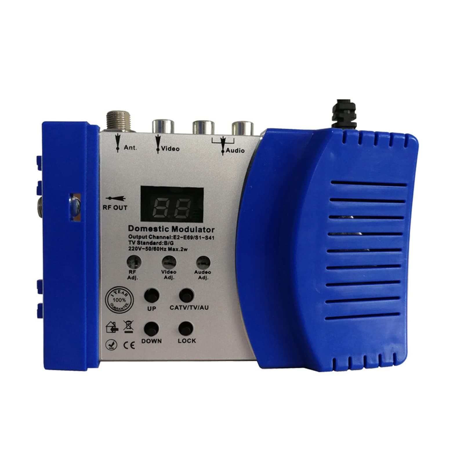 Digital Satellite Meter Finder Video Modulator M69 Modulator Digital HDMI-Compatible Modulator AV to Converter VHF UHF PAL Portable Modulator Signal Strength Meter Detector