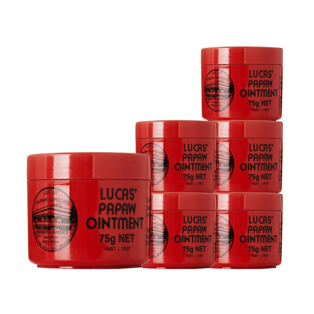 Lucas Papaw Ointment 75g x 6