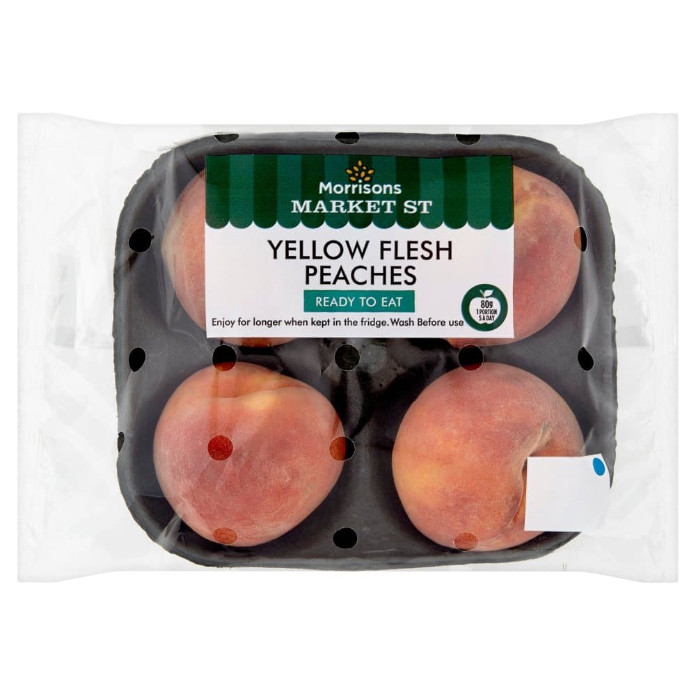 Morrisons 4 Ripe & Ready Peaches