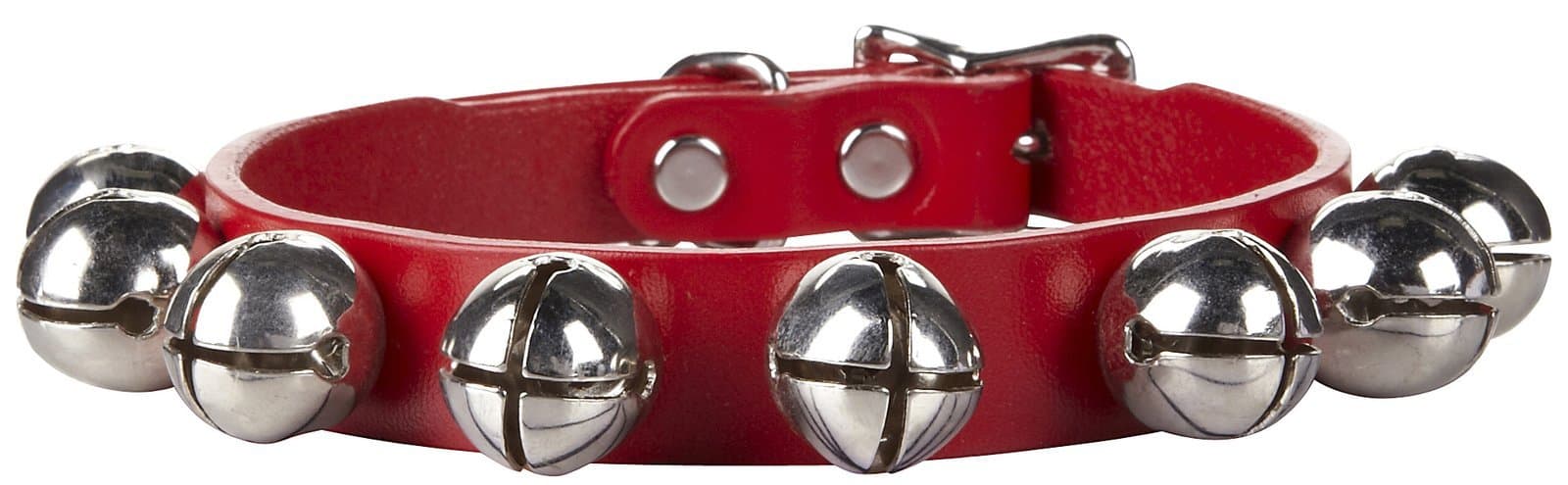 Auburn Jingle Bell Collar - Red - 1"X22"