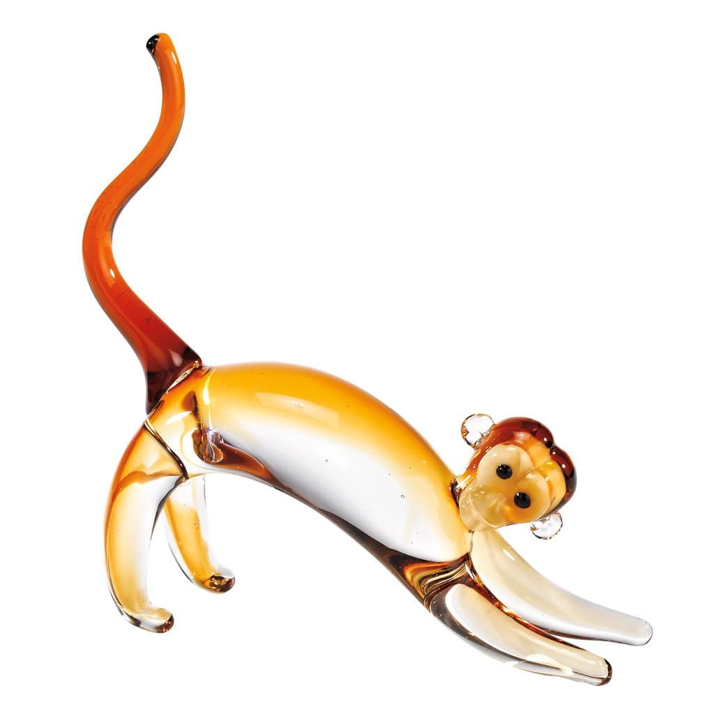 Badash 9" Murano Style Art Glass Design Monkey
