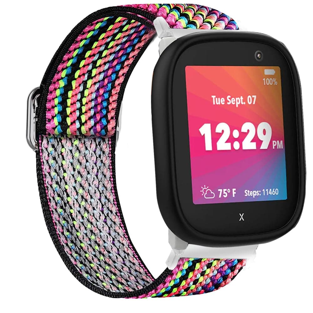 Lamshaw Compatible for XPLORA X6 Play Band, Quick Release Stretch Elastics Nylon Adjustable Replacement Strap Accessories Compatible for XPLORA X6 Play Watch