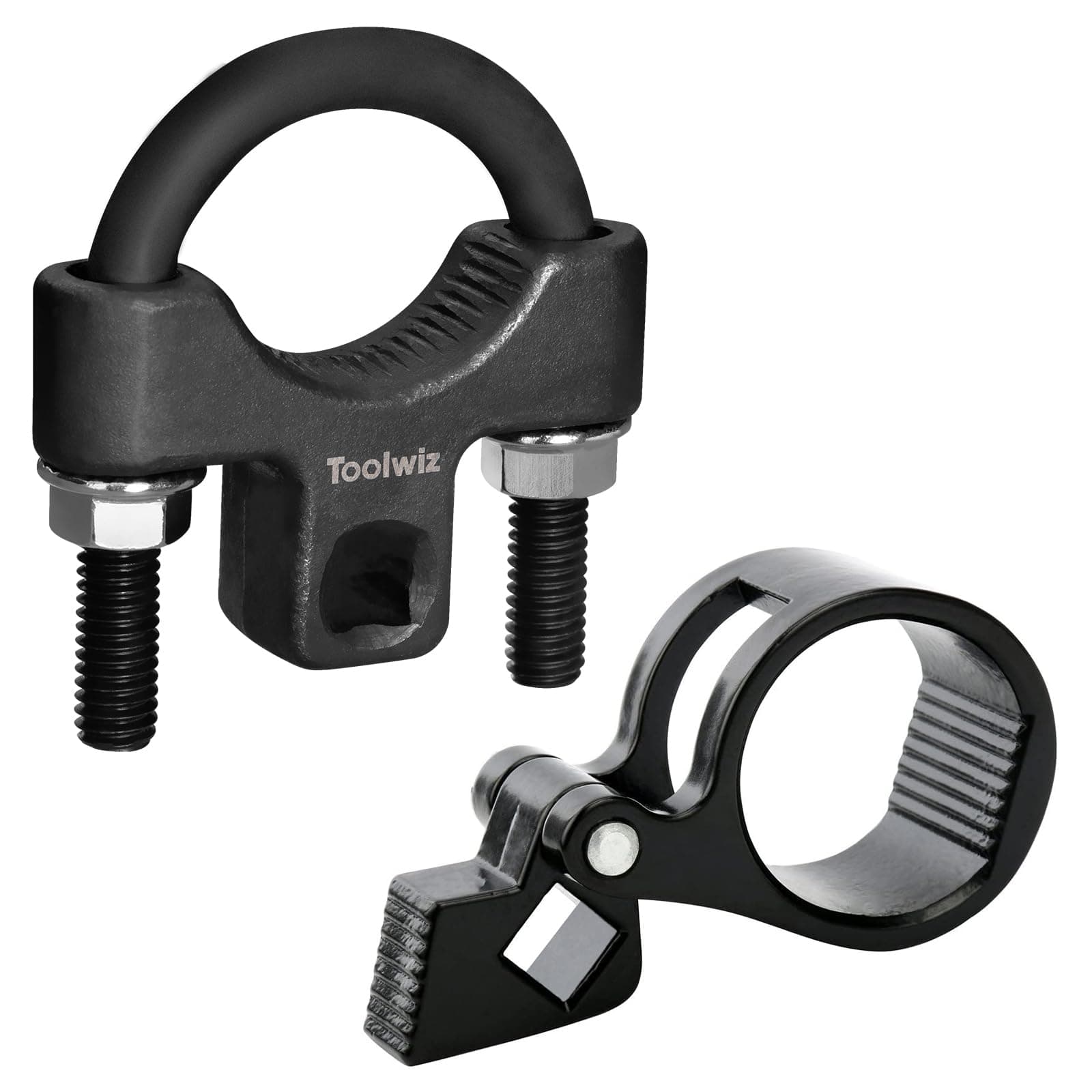 Toolwiz 3/8" & 1/2" Square Drive Inner Tie Rod Removal Tool Kit, 27-44mm, Black Steel Wrench