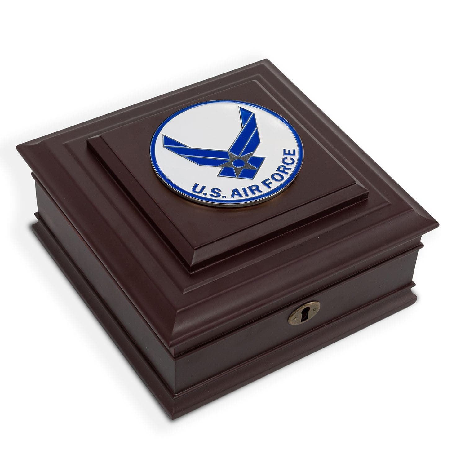 Allied Frame US Air Force Wings Medallion Desktop Box