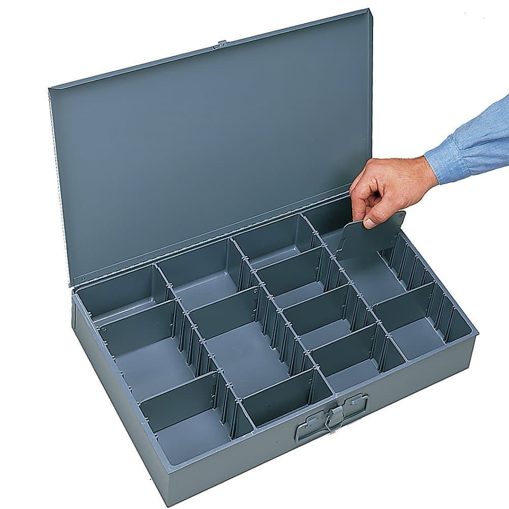 Durham 119-95 Large Scoop Compartment Boxes, Adjustable, 1" x 1" x 1"