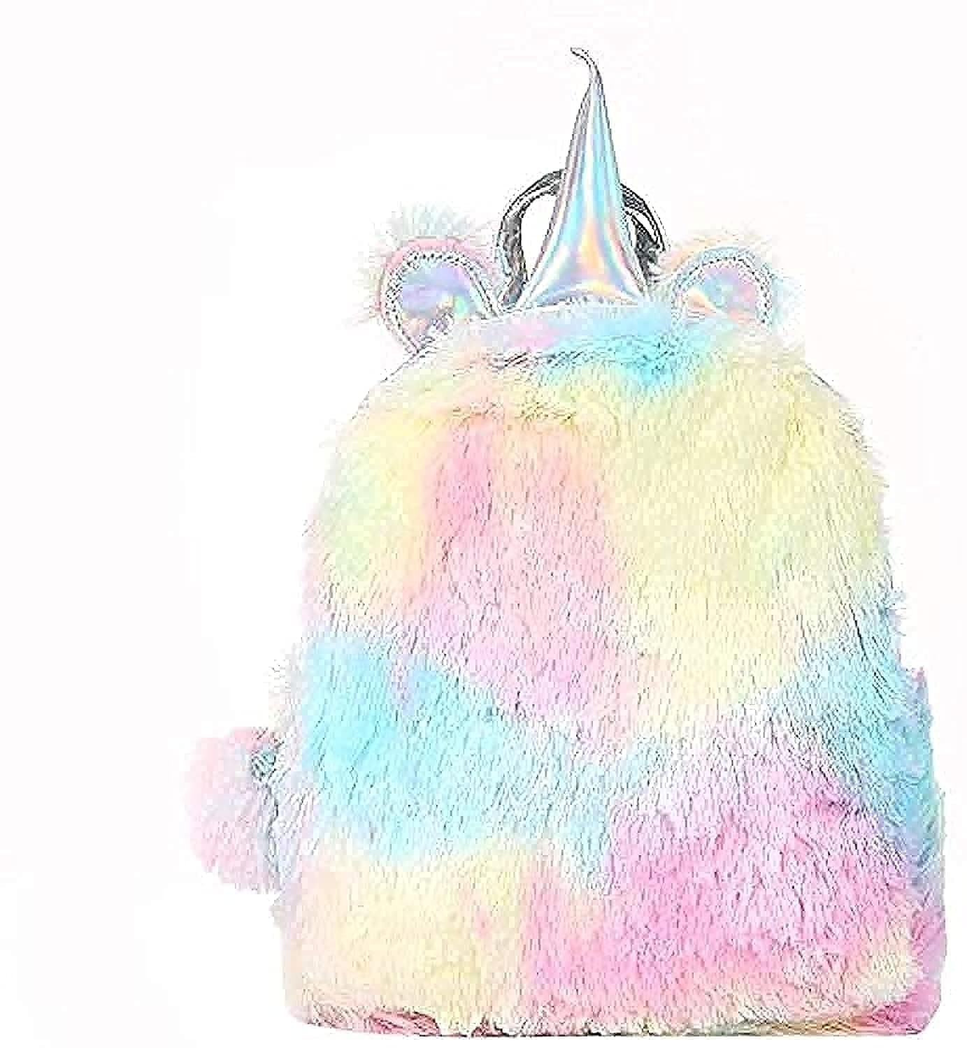 DokFin Women's Fluffy Unicorn Backpack