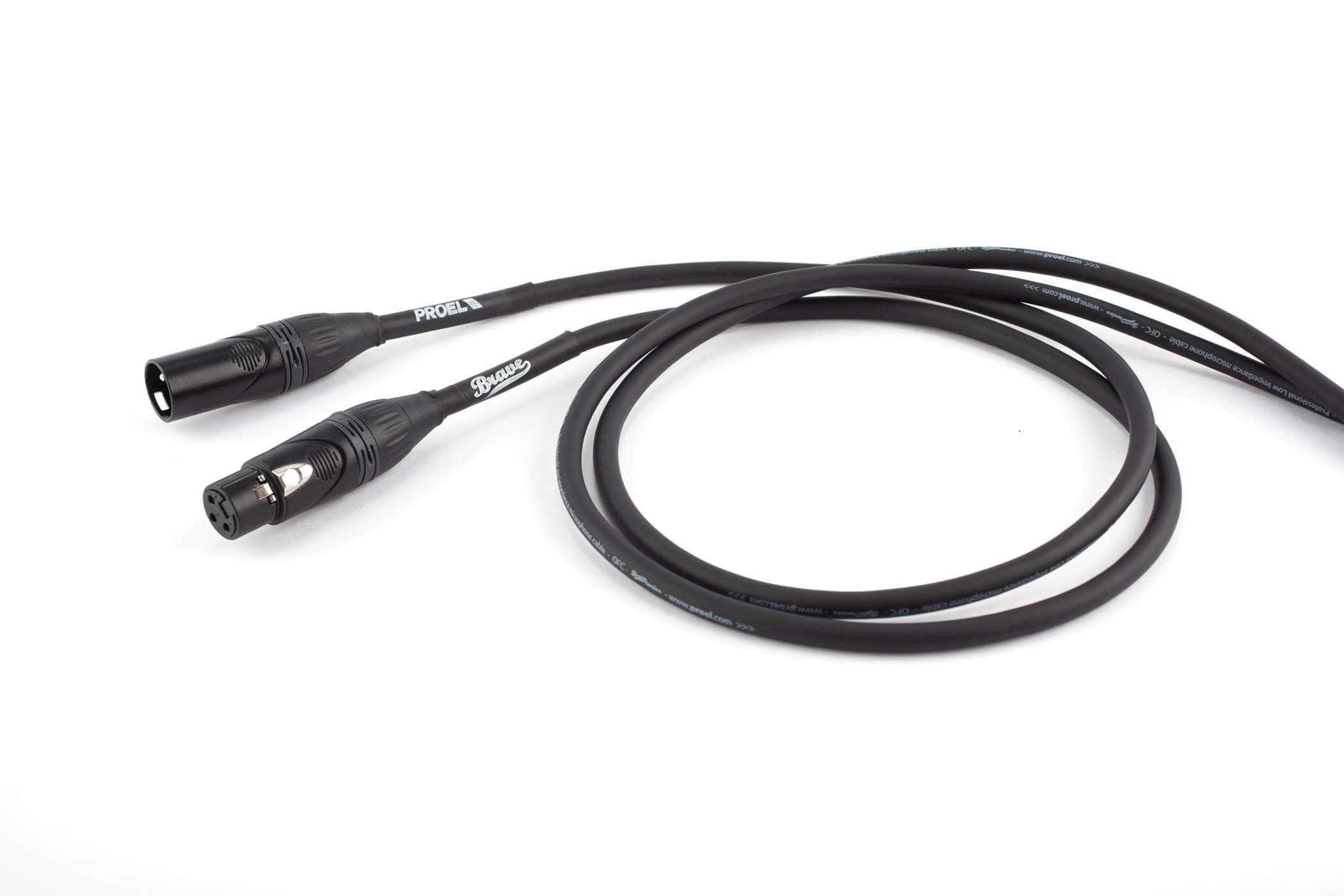 Proel brv250lu6bk Brave Microphone Cable 3 m