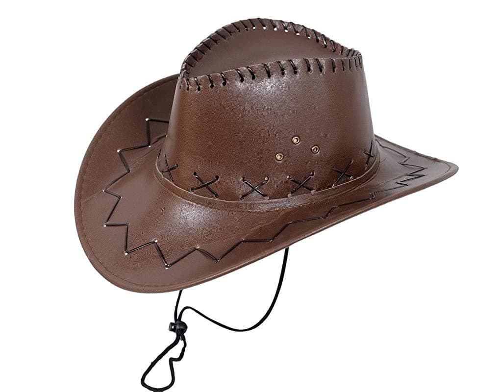 KrystleUnisex Cowboy Hat Brown