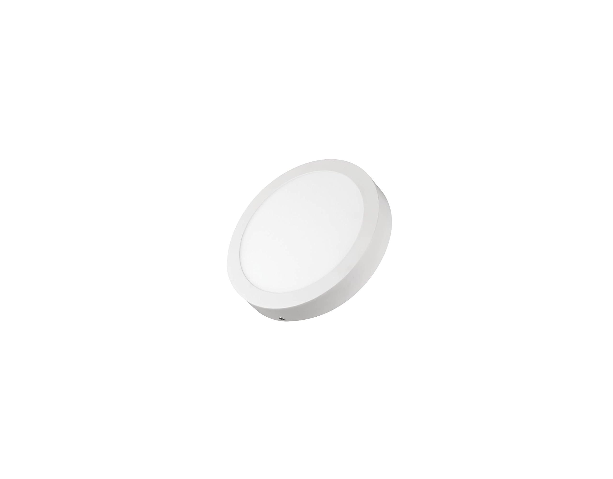 LED Panel Light 18W, Round, Product Size 8.86" x 1.38" h, AC95-240V 50/60Hz, Cool White 4100°K - New Product with Special Price!