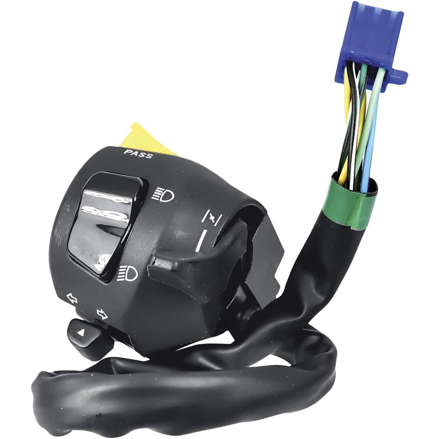 Uno Minda SW-0665AM-M01 Handle Bar Switch (Left Hand Side) with Self Start- 9 Pin Blue Coupler For TVS Apache RTR Front Disc/Apache RTR 180/ apache RTR 180 ABS