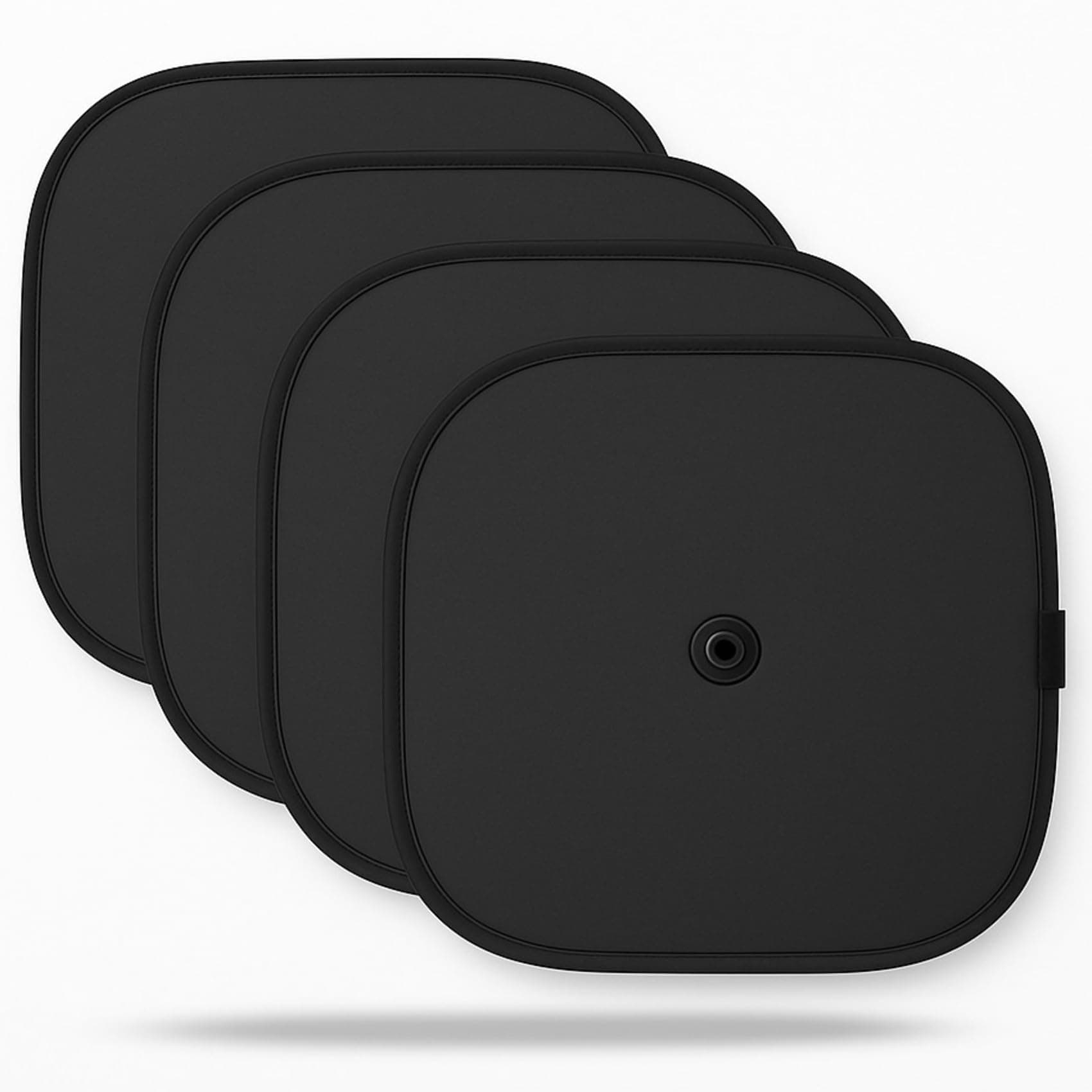 AutokraftZ 𝗨𝗻𝗶𝘃𝗲𝗿𝘀𝗮𝗹 Car Window Sun Shade Protector for Heat Reduction 𝗣𝗔𝗖𝗞 𝗼𝗳 𝟰 with Suction Cup Easy to Use | Car Glass Cover for Sunlight | Shield & Blinds with 𝗘𝘅𝘁𝗿𝗮 𝗗𝗮𝗿𝗸