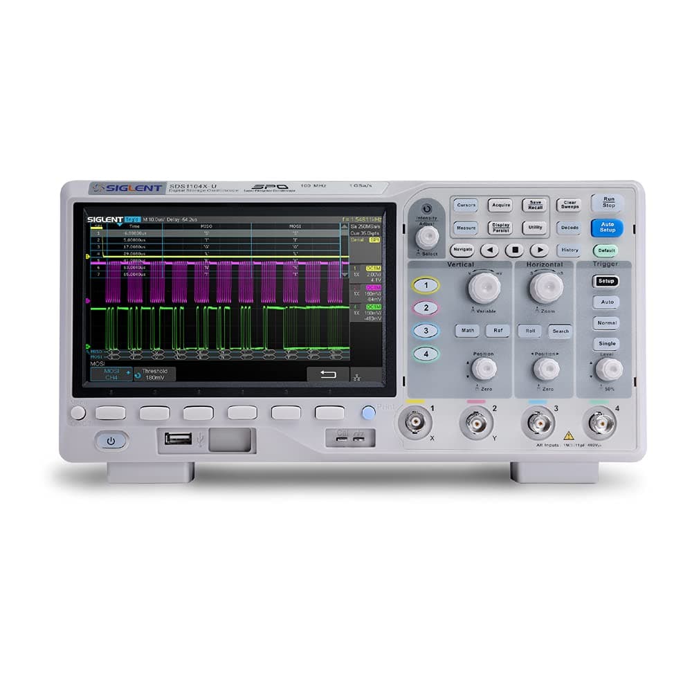 Technologies SDS1104X-U 100MHz Super Phosphor Digital Oscilloscopes 4 Channels