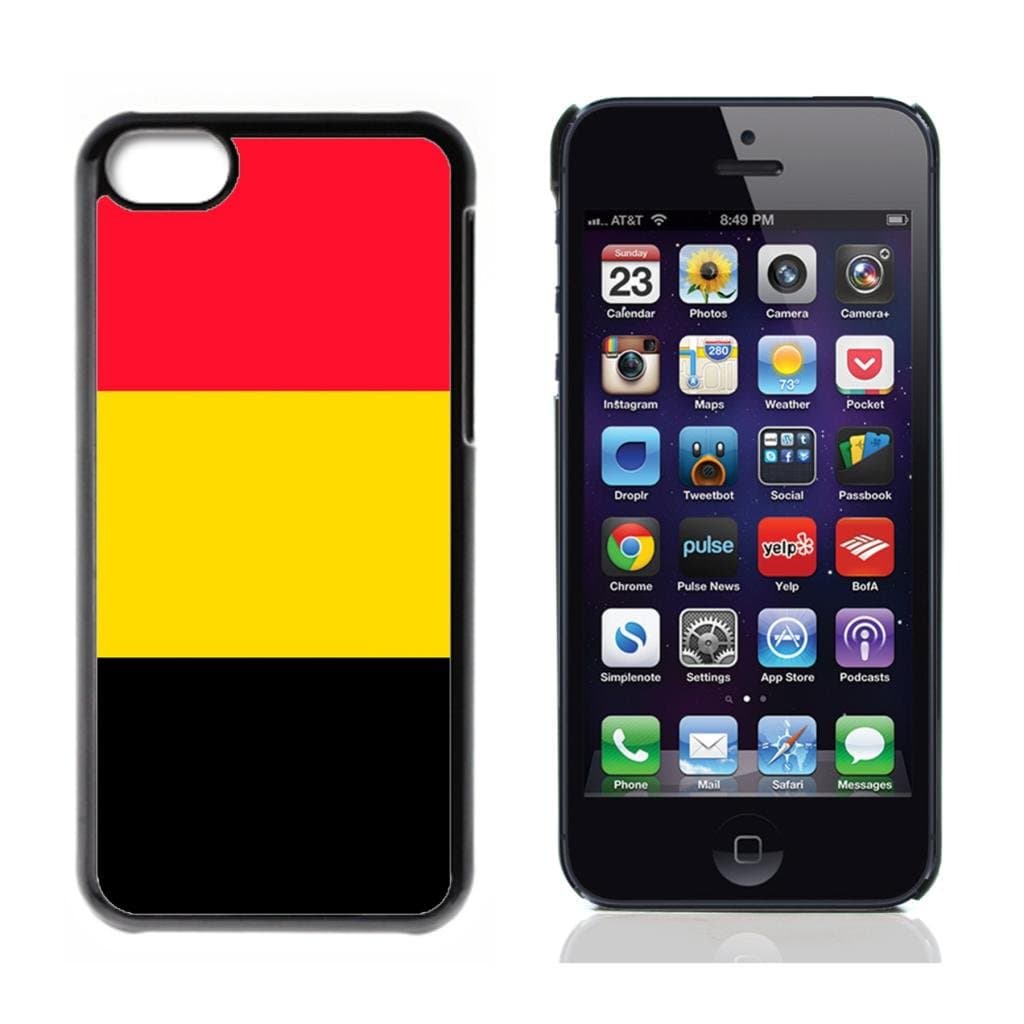 Belgium Hard Plastic and Aluminum Back Case for Apple iphone 5C