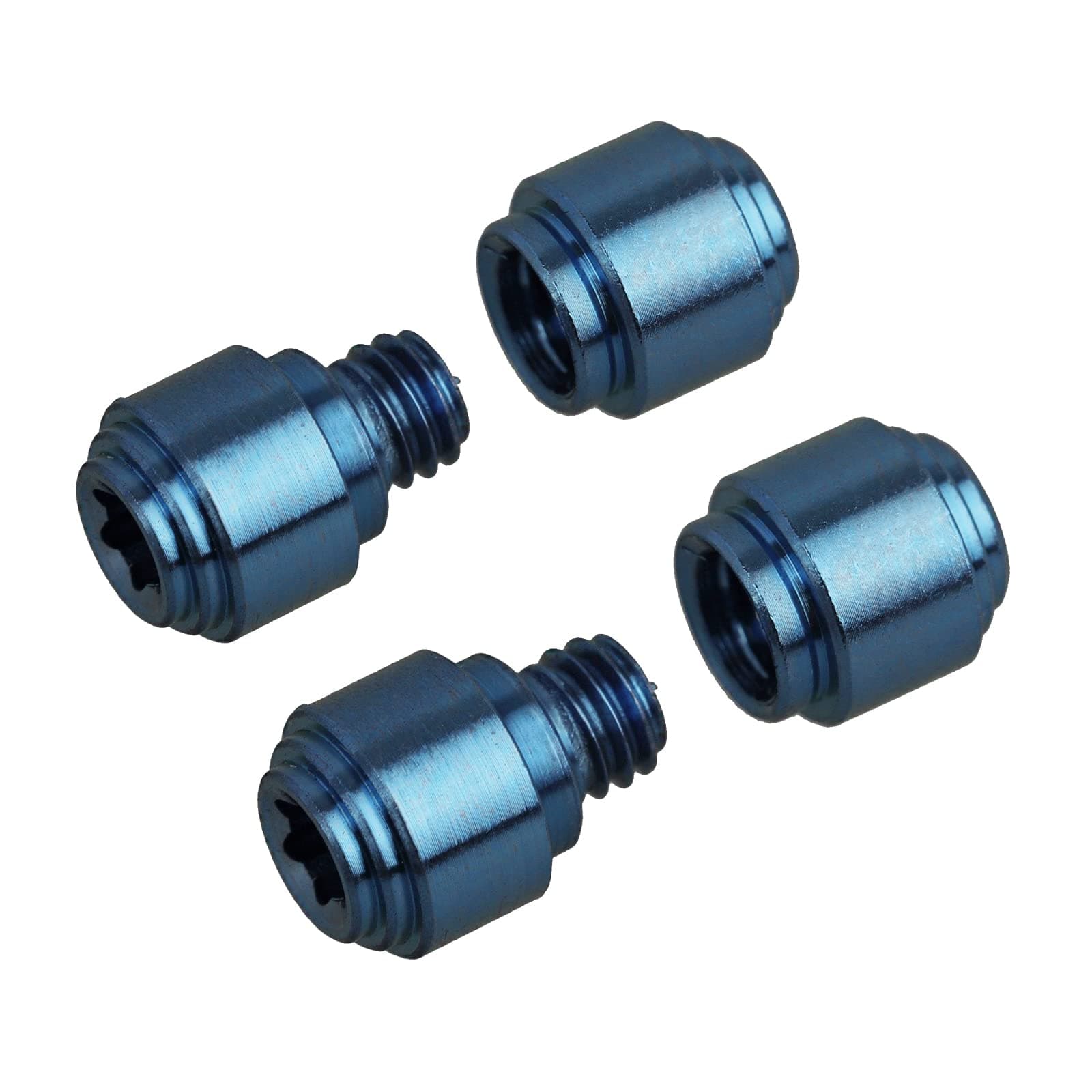 2 Packs Custom Thumb Studs, Replacement Titanium Thumbstuds for Benchmade 535 BUGOUT (Blue)