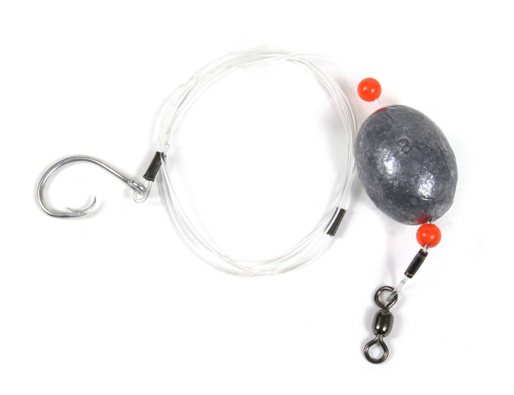 Sea Striker SRCH8 Circle Hook Snapper Grouper Rig, 8oz Egg Sinker