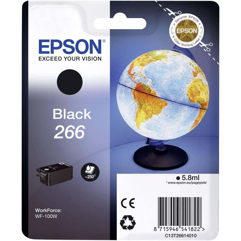 Epson 266 Globe Genuine Black Ink