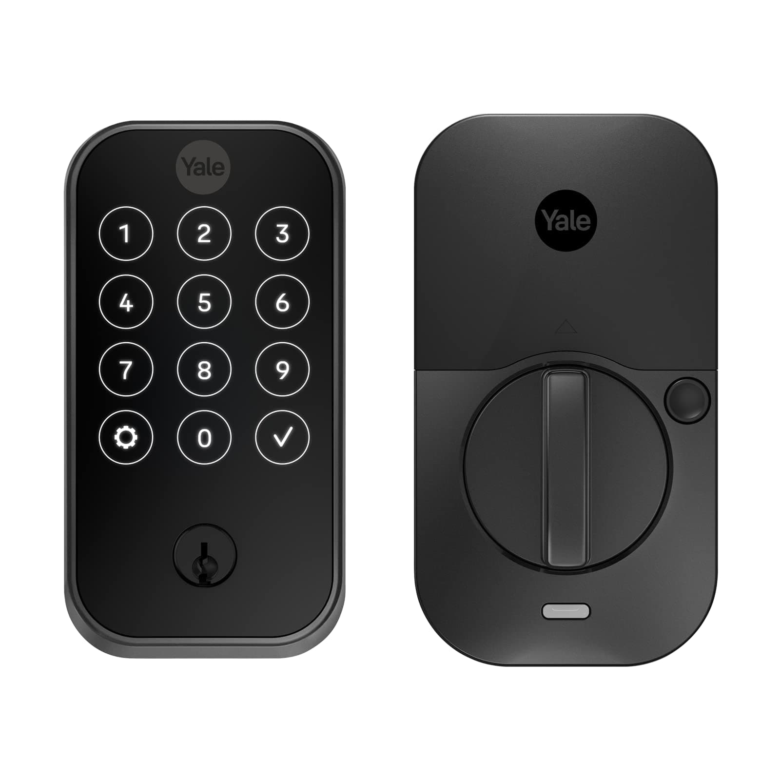 Yale Assure Lock 2 – Black Smart Lock for Front Door with Keypad and Adjustable Entry Codes (No Wi-Fi) and Deadbolt – Secure Keyless Entry Door Lock, YRD420-BLE-BSP