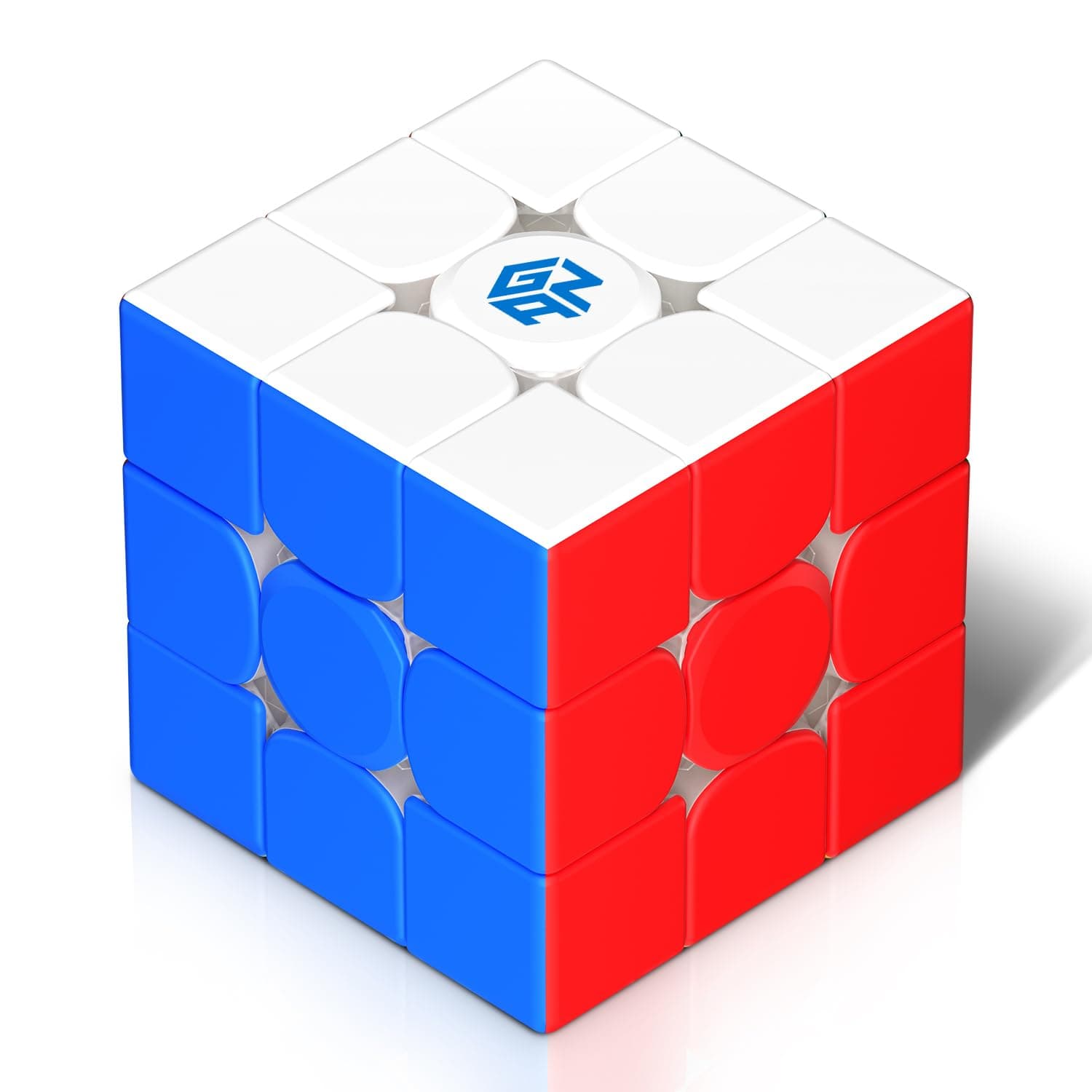 GAN 356 R S 2, 3x3 Speed Cube Gans Classic Non-Magnetic Magic Cube Stickerless Puzzle Practice Solving Wing-Shaped Core 2.0, 90° Corner Cutting, Tension Adjustable, 356RS2