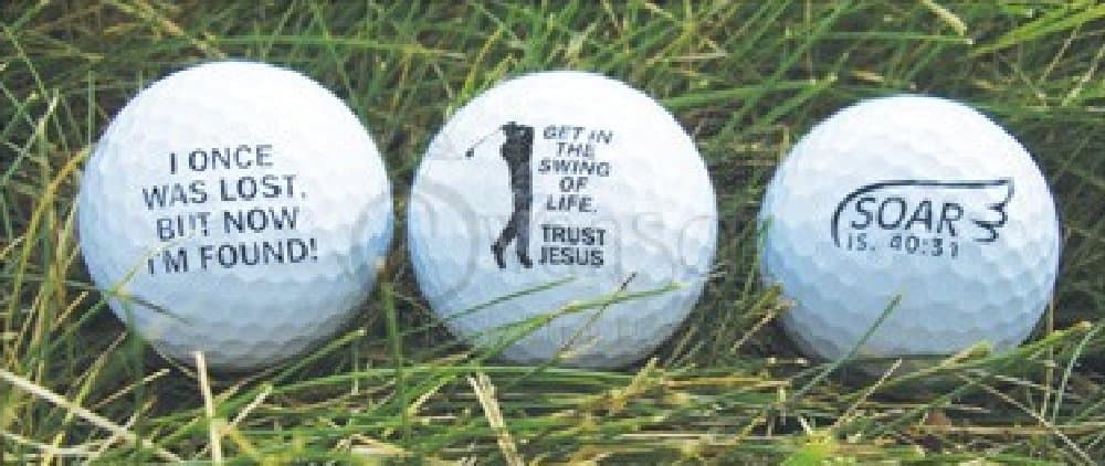 Christian Inspirational Golf Ball Set