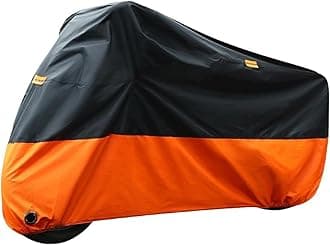 Motorcycle Cover Waterproof for Harley Davidson Street Glide Touring XXXL Orange