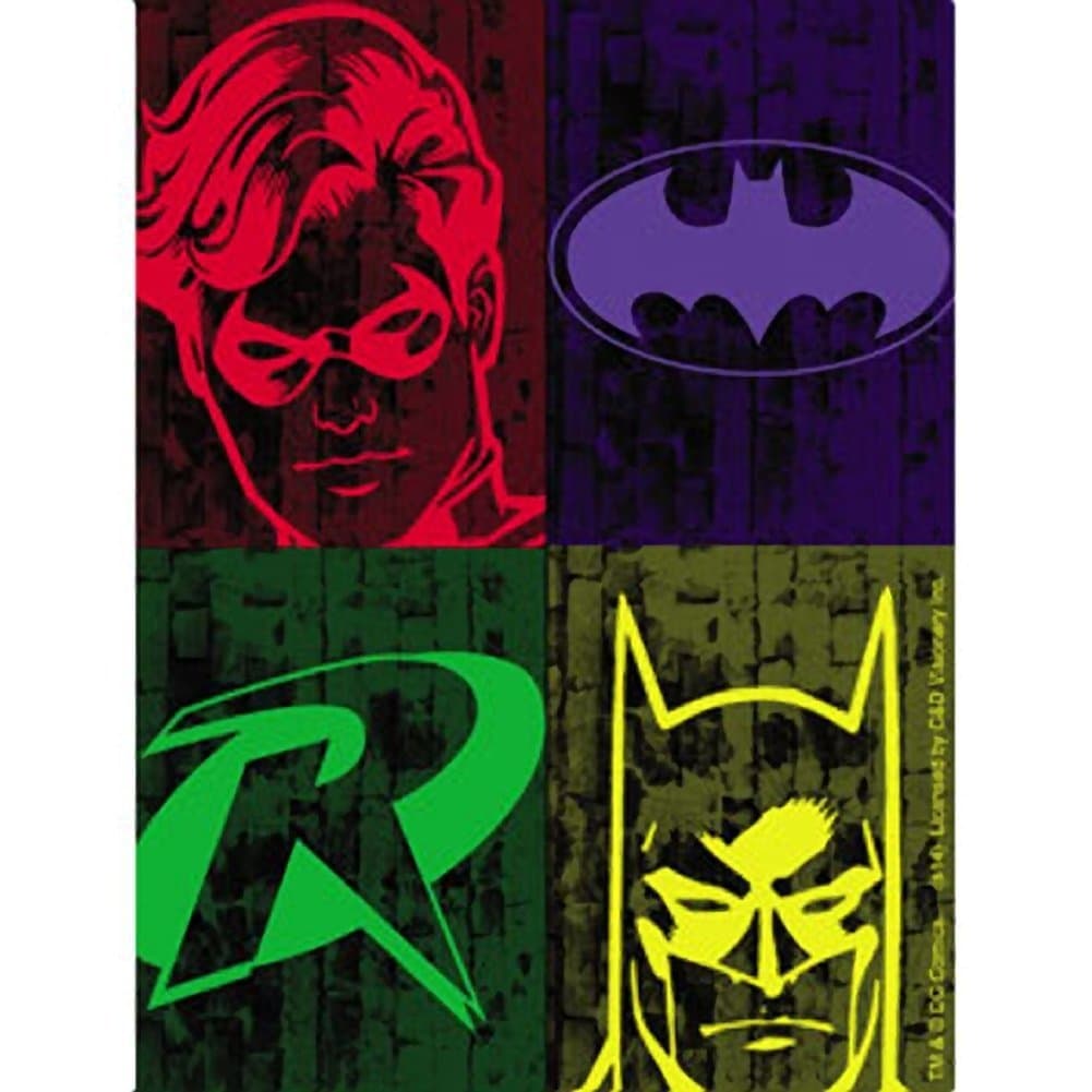 C&D Visionary Licenses Products DC Comics Batman and Robin Silhouettes Sticker