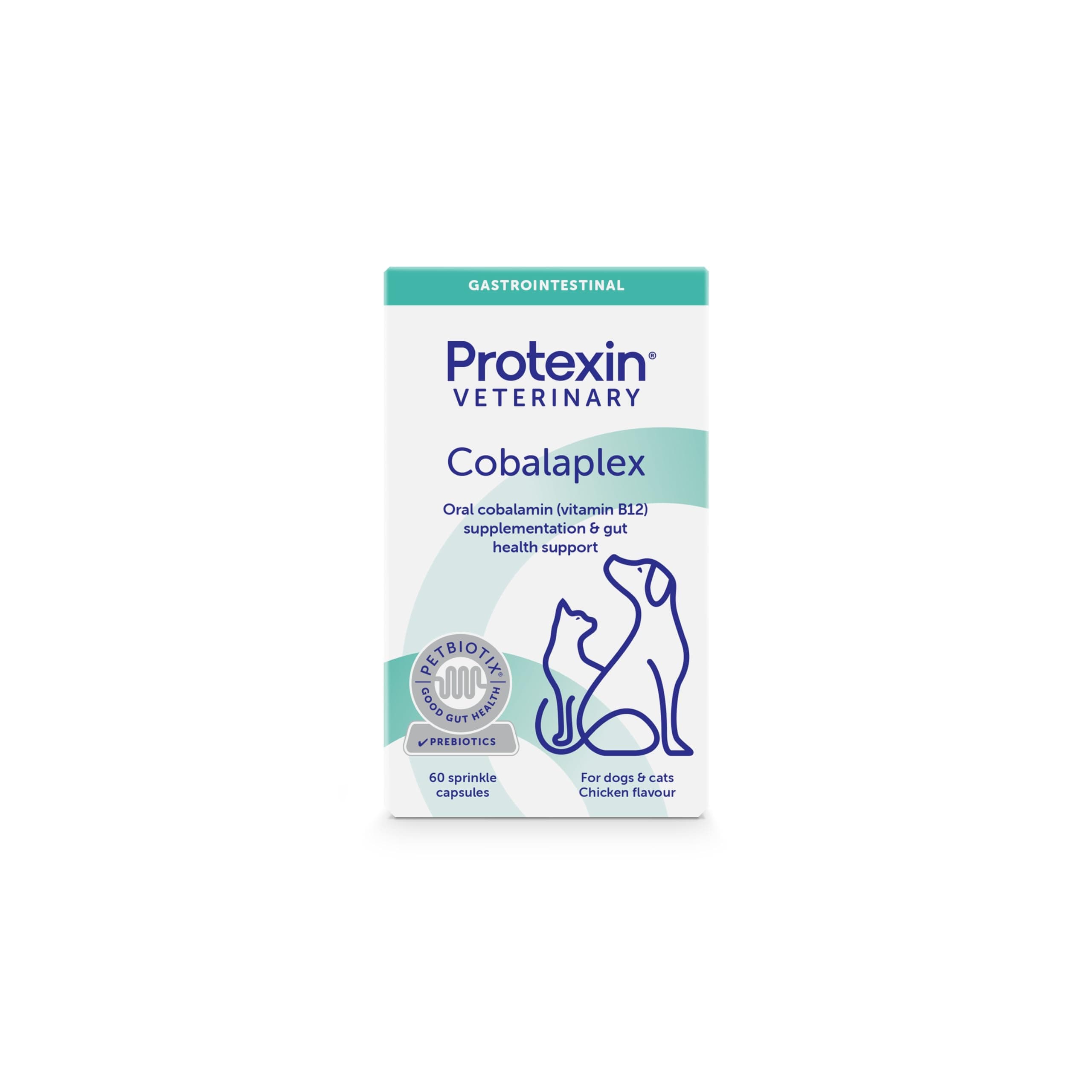 Protexin Veterinary Cobalaplex Chicken Flavoured Capsules, 60-Count