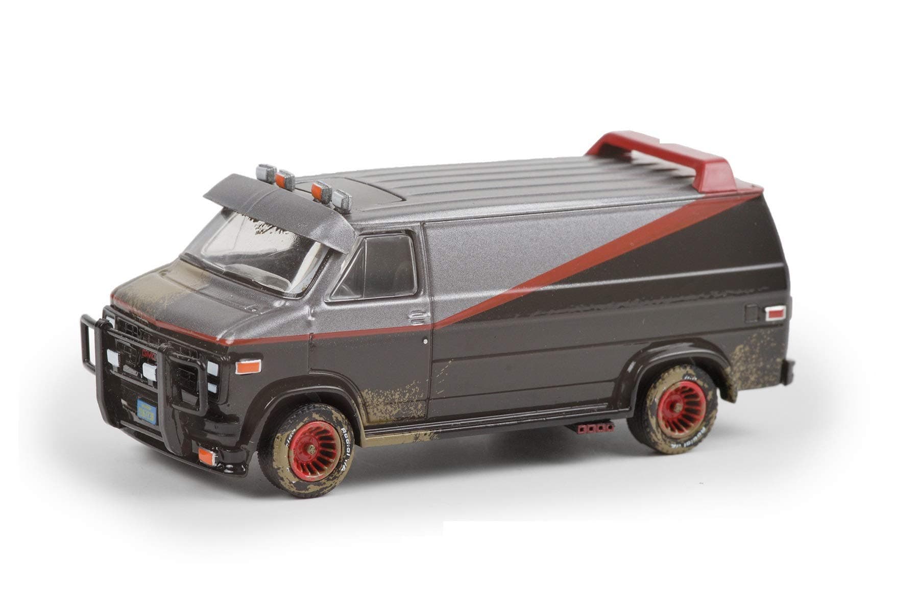 1983 GMC Vandura Van (B.A.'s) Weathered Version, The A-Team - Greenlight 44865F/48 - 1/64 Scale Diecast Model Toy Car