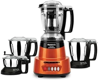 - Heavy Duty Mixer Grinder For Kitchen MX-AV425 (Sunstone Orange) Elements Series Powerful 1500W (MMLW) 4 Jar (Three-304 Stainless Steel & 1Juicer Extractor Jar) | 5 Years Motor Warranty
