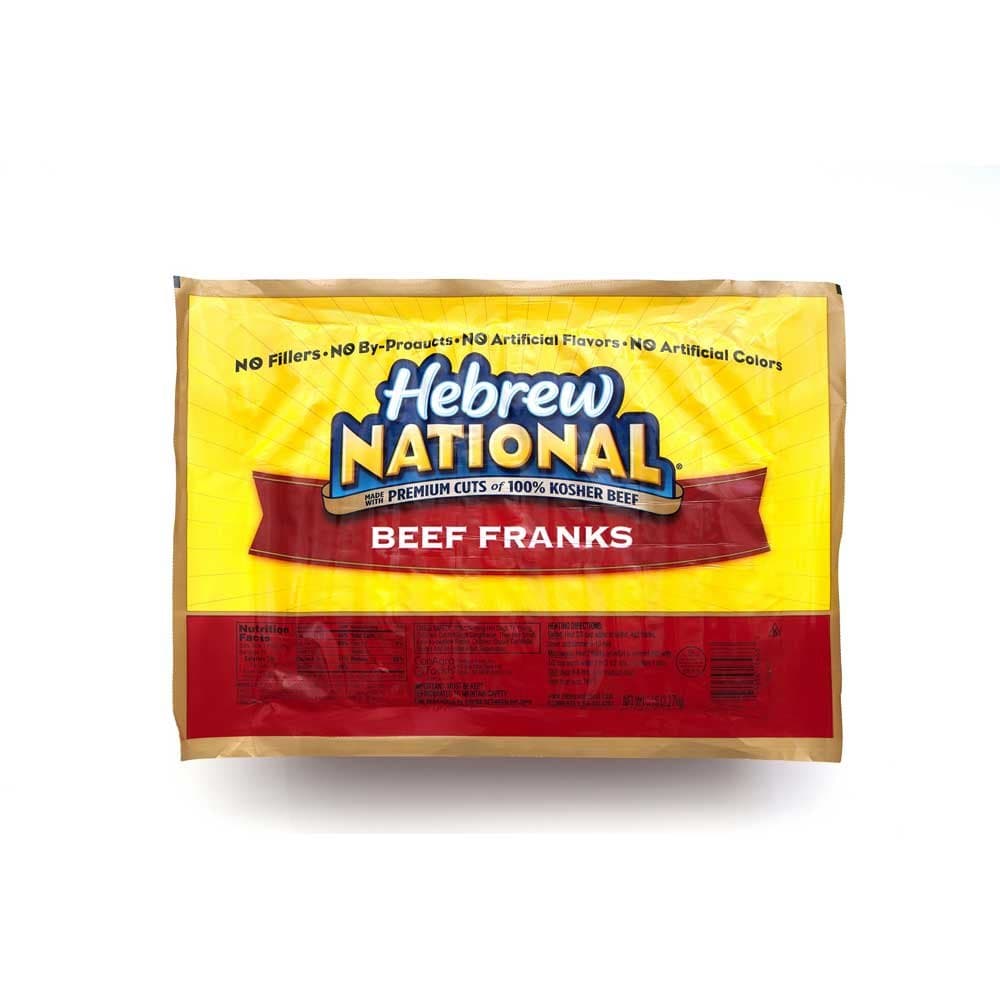 Hebrew National Beef Frank, 5 Pound -- 4 per case.