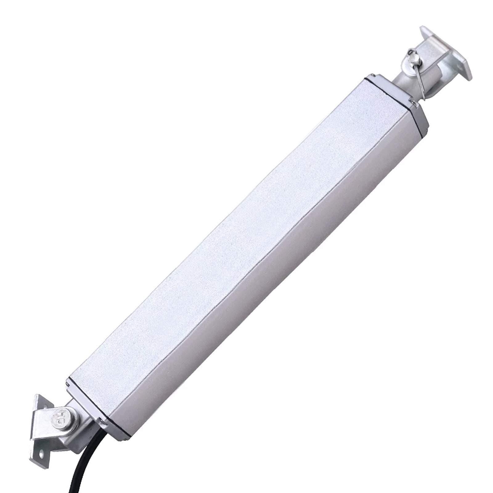 QBLDX Linear Actuator with Mounting Bracket DC12V/24V 100mm/4in Stroke 100N Maximum Load Electric Lift Suitable for RV Doors and Windows(Color:12V DC)