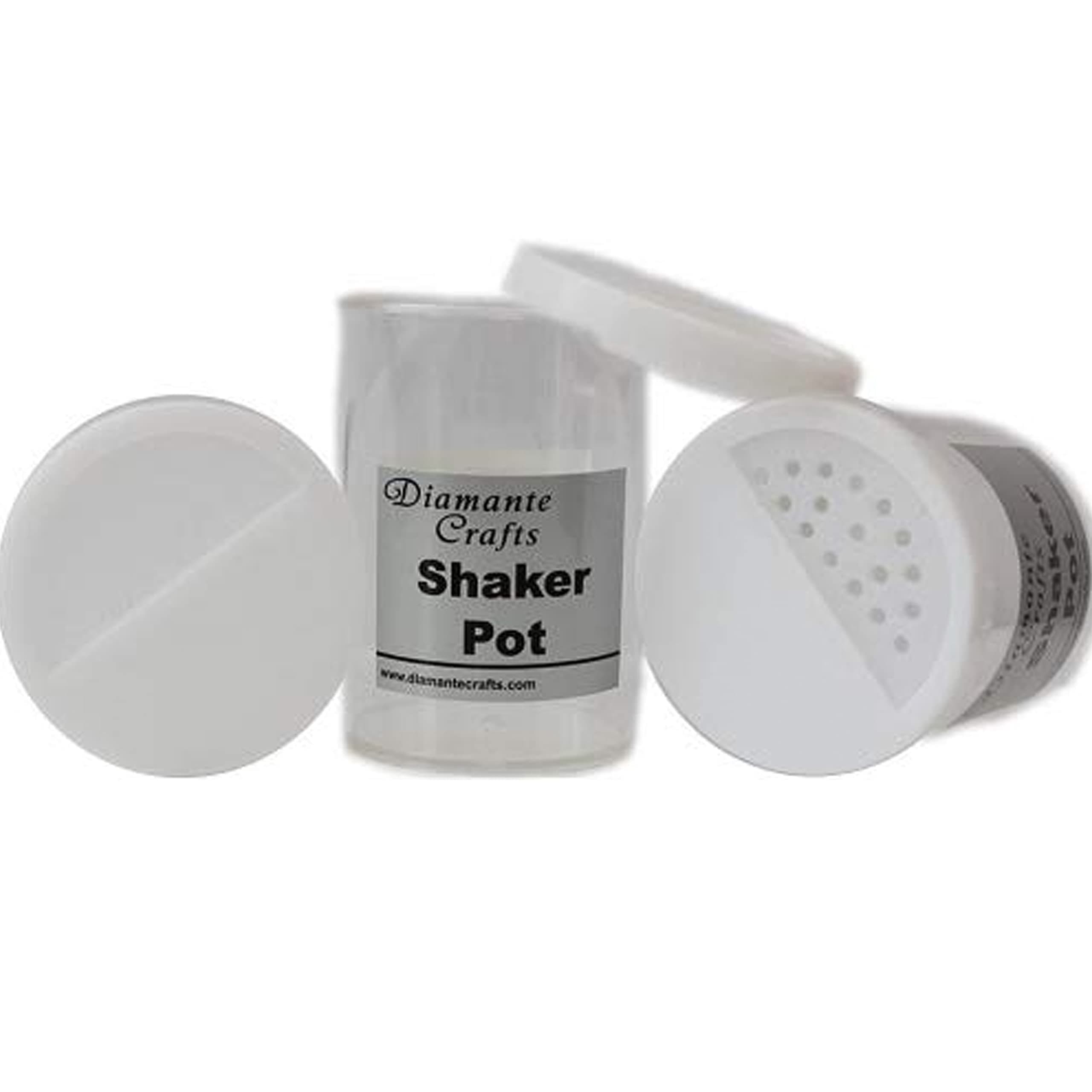 Empty Glitter Shaker Pots - Holds 100 Grams Glitter 100 ml - Choose Quantity (1 x Empty Shaker Pot)