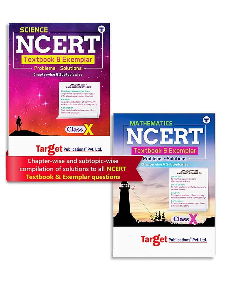 Class 10 Science & Maths NCERT Exemplar & Texbook 2025-26 Edition
