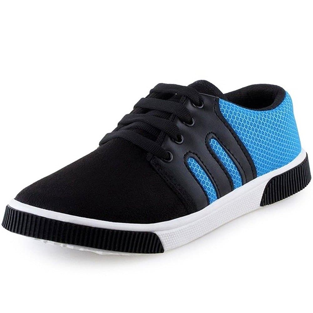 Birde Canvas Shoes for Men (7, Blue)
