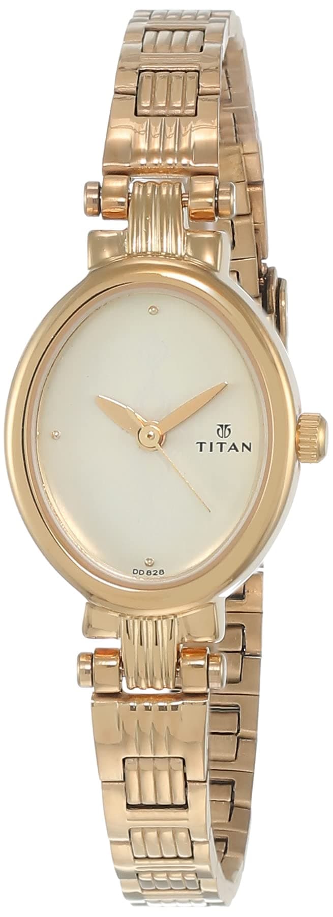Titan Women's Analog White Dial Watch