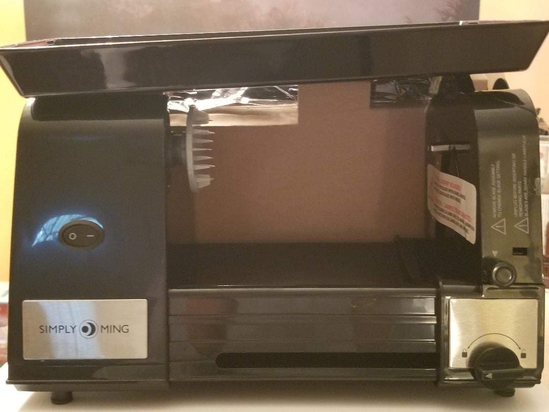 Simply Ming Automatic 4-in-1 Power Spiralizer with Easy Design - Race Car Red