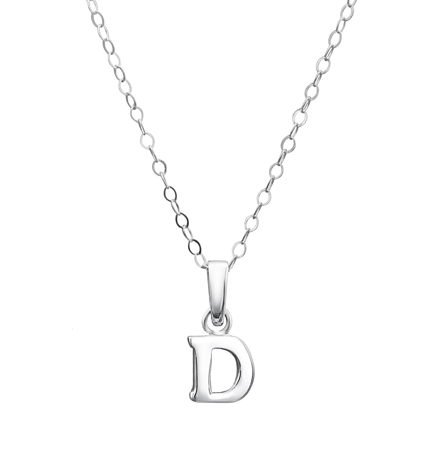 Jo For Girls Sterling Silver Initial D Pendant