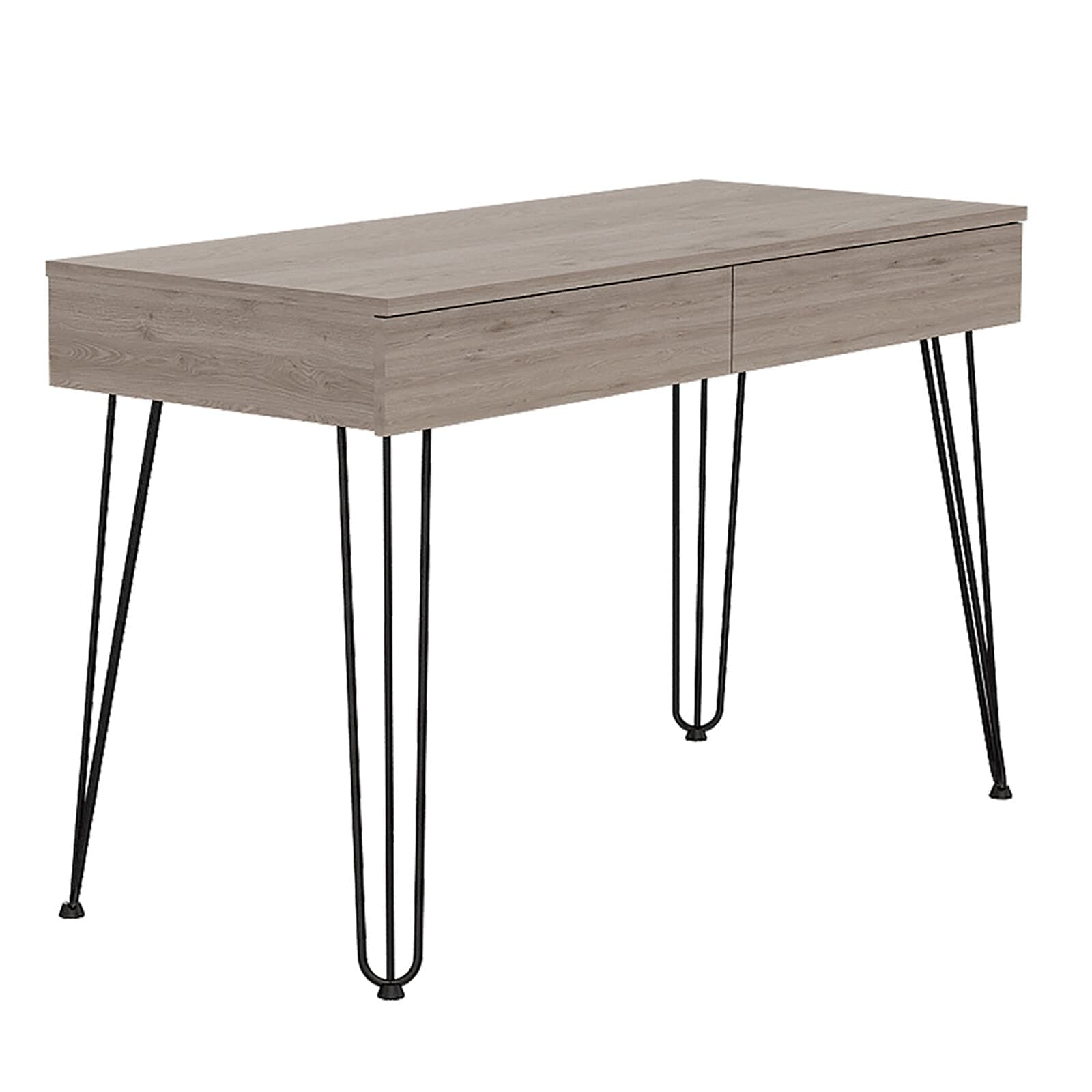 DDOY Office Desk Modern Simple Style Study Desk Plenty Leg Room Computer Desk with Drawers Easy to Assemble Large Desk Space-Saving for Home Office Sturdy Writing Workstation