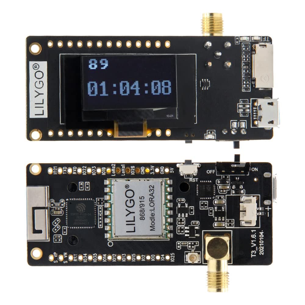 LILYGO LoRa32 915Mhz ESP32 Development Board OLED 0.96 Inch SD Card BLE WiFi TTGO Paxcounter Module