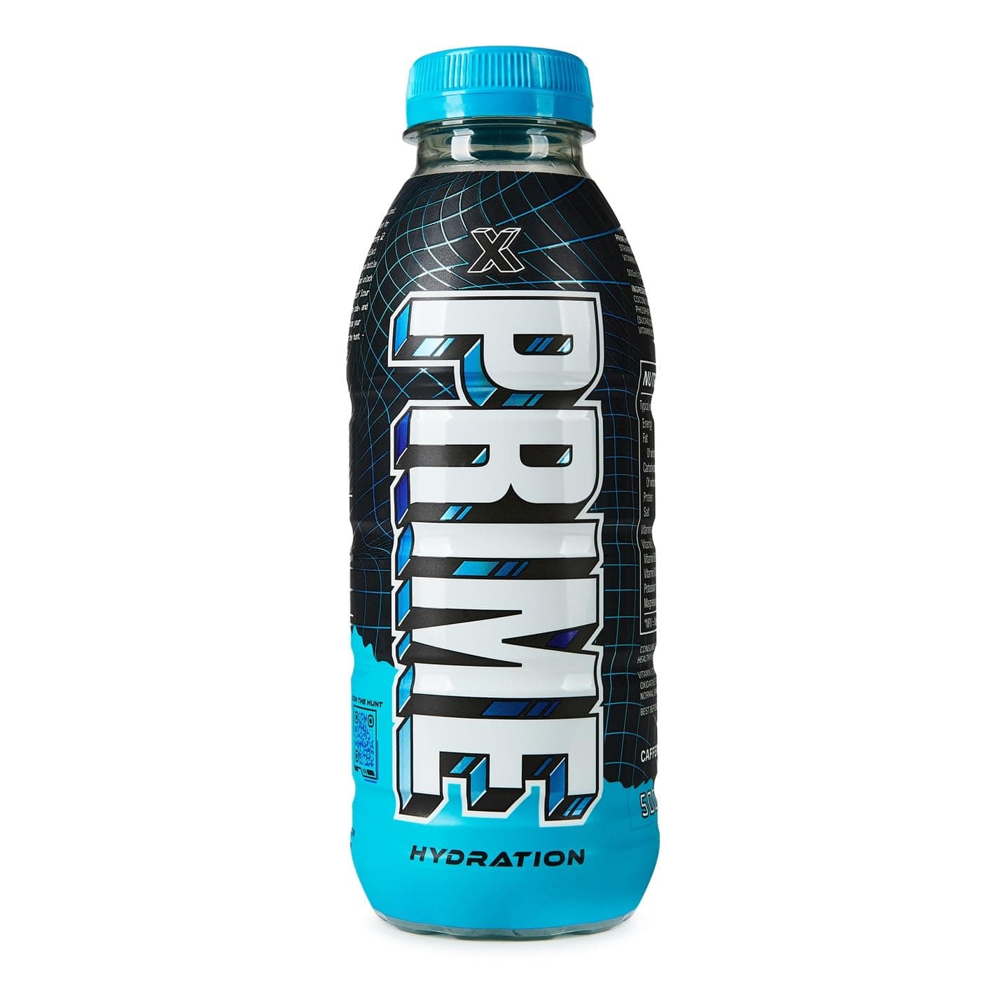 Prime X Hydration Drink 500 ml – Electrolyte & Rehydration Beverage – 25 Calories, 10% Coconut Water, Gluten‑Free, Caffeine‑Free – Convenient On‑The‑Go Bottle