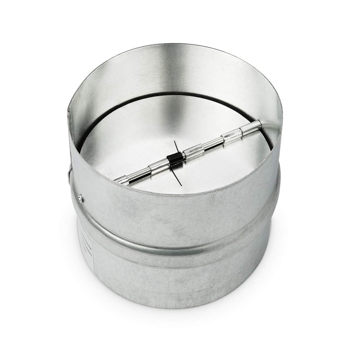 RK 6" Professional Backdraft Shutter Damper Connector Duct Fits Only with Metal Ducts