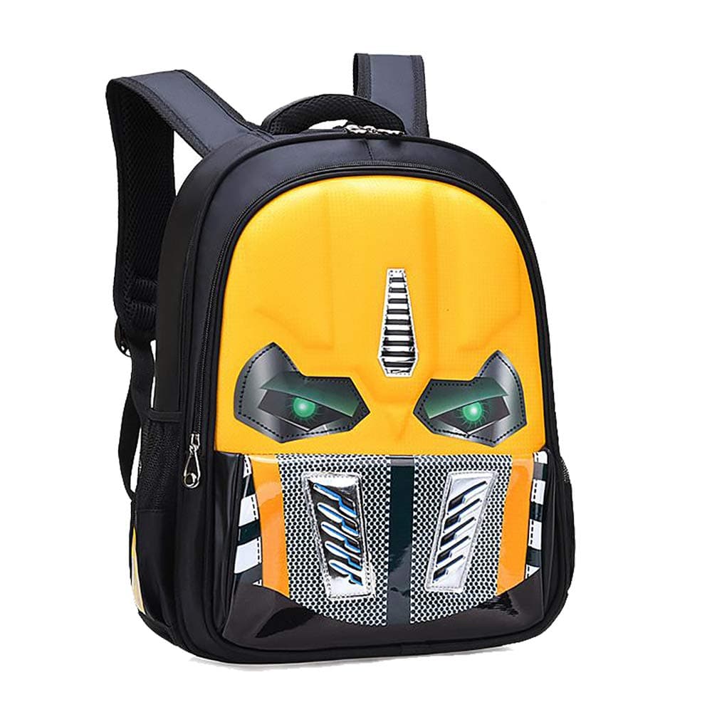 School Backpack Waterproof Kids Backpack School Bag Student Bookbag Large Size Yellow