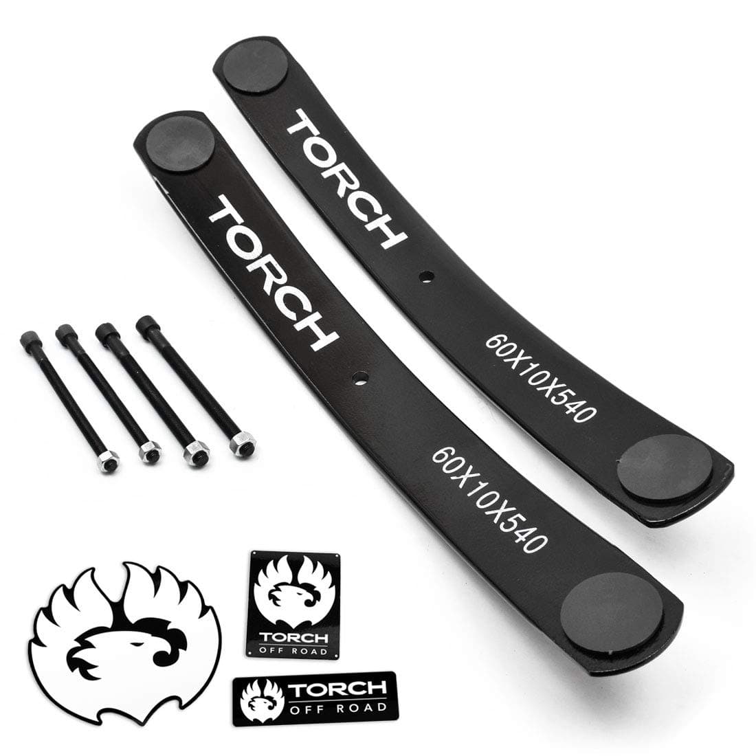 TORCH Off Road 1.5"-2" Rear Add A Leaf Spring Lift Kit for 04-19 Nissan Titan Frontier Xterra