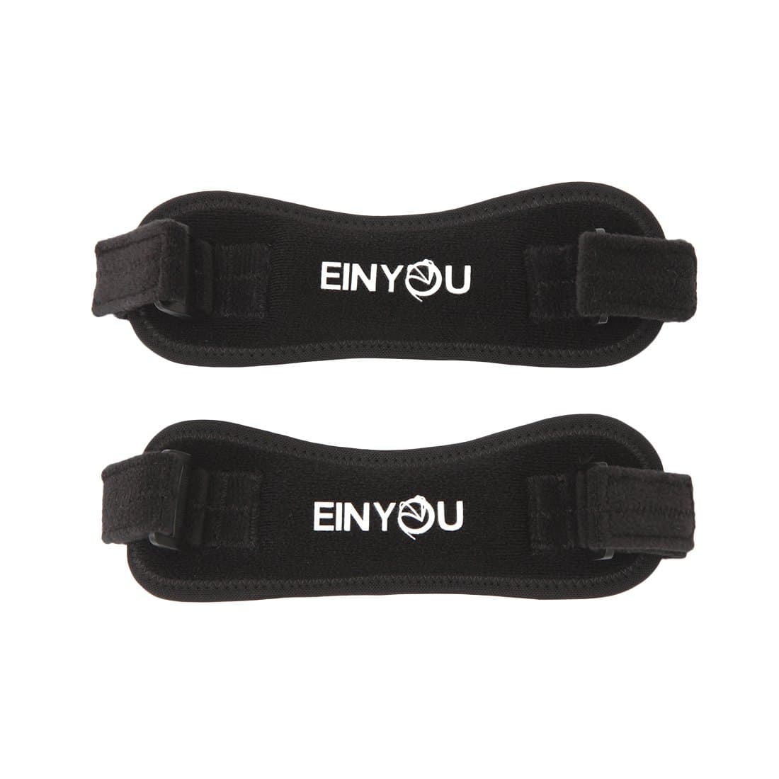 EINYOU (2 Pack) Patella Support Strap – Knee Brace Band for Tendon Pain Relief - Adjustable Size - Hiking, Running, Tennis, Jumpers, Basketball, Sport etc.