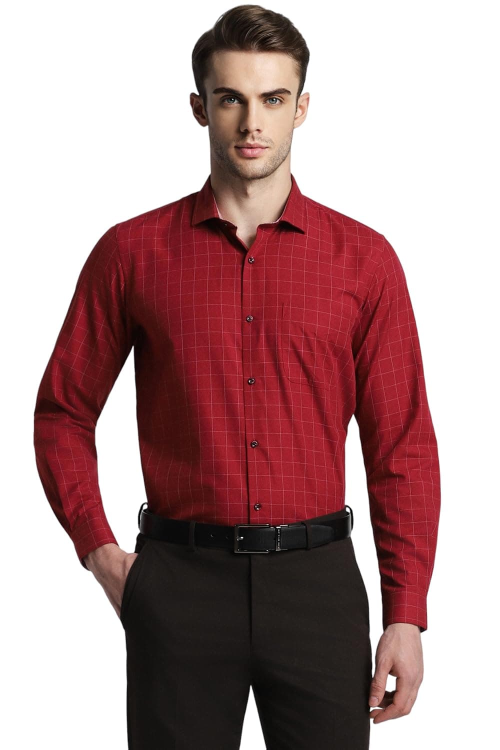 Peter EnglandMen's Regular Fit Shirt